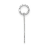 14kw Medium Satin Number 4 Charm