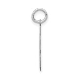 14kw Small Satin Number 83 Charm