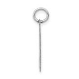 14kw Small Satin Number 86 Charm