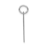 14kw Small Satin Number 96 Charm