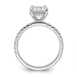 14kw Solitaire with Flair Round 2ct Center VS/SI FGH Cert. LG Diamond Comp.