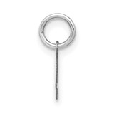 14KW Upper case Letter J Initial Charm