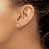 14ky .40ct. VS2/SI1 G-I Diamond Stud Thread on/off Post Earrings