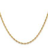 14ky 2.5mm Semi-Solid Rope Chain - BC-B6DC343B-1430