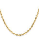 14ky 3.5mm Semi-Solid Rope Chain - BC-C887F97E-8523