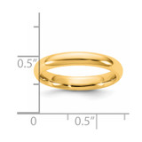 14KY 3.5mm Standard Comfort Fit Band Size 8