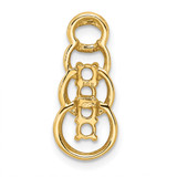 14ky 4 Stone Family Pendant Mounting