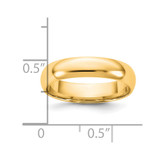 14KY 4.5mm LTW Comfort Fit Band Size 12