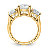 14ky 5ct.  Round Diamond Ring Mounting - RM-4CF2BA84-8702