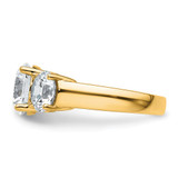 14ky 5ct.  Round Diamond Ring Mounting - RM-4CF2BA84-8702