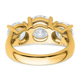 14ky 5ct.  Round Diamond Ring Mounting - RM-4CF2BA84-8702
