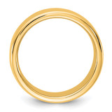 14KY 7mm European Comfort Fit Band Size 9.5