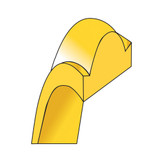 14KY 7mm Half Round with Edge Band Size 11