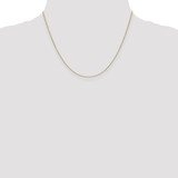 14K 18 inch .9mm Cable with Spring Ring Clasp Chain