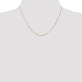 14K 18 inch .9mm Curb  with Spring Ring Clasp Pendant Chain
