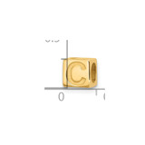 14ky Alphabet Bead Letter C