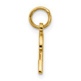 14ky Casted Initial Z Charm