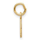 14ky Cutout Letter A Initial Pendant - XN-E2F597CB-1221