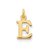 14ky Cutout Letter E Initial Pendant - XN-4DE39B2E-8637