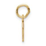 14ky Cutout Letter F Initial Pendant - XN-5A4A8E19-7622