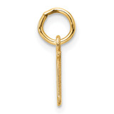 14ky Cutout Letter H Initial Pendant - XN-7D66B351-8375