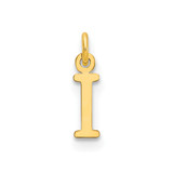 14ky Cutout Letter I Initial Pendant - XN-69179161-7295