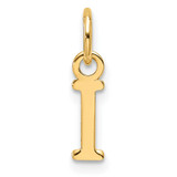 14ky Cutout Letter I Initial Pendant - XN-EF39319A-9644