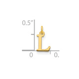 14ky Cutout Letter L Initial Pendant - XN-3F86F931-1697