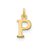 14ky Cutout Letter P Initial Pendant - XN-58B58E1A-7293