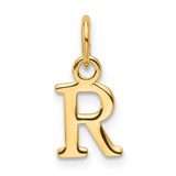 14ky Cutout Letter R Initial Pendant - XN-33CDF0BF-8043