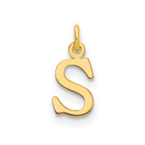 14ky Cutout Letter S Initial Pendant - XN-EAC4EBC1-3161
