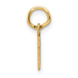 14ky Cutout Letter T Initial Pendant - XN-24776C7D-4202