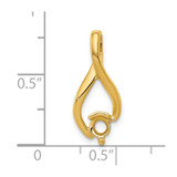 14ky Fancy 4mm Diamond Slide Mtg - XS-E2248AE2-6525