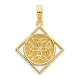 14ky Fancy Celtic Knot Pendant