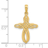 14KY Fancy Cross Charm - D5-18D20E47-4883