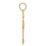 14ky Fancy Cross Pendant - D5-736CAB21-8036