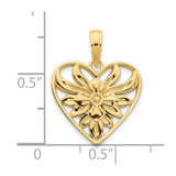 14ky Fancy Heart Pendant - D5-F6277DFA-8799