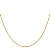 14k 18 inch 1.2mm Parisian Wheat with Lobster Clasp Chain