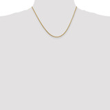 14K 18 inch 1.3mm Franco with Lobster Clasp Chain