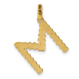 14ky Fancy Twist Letter M