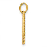 14ky Fancy Twist Letter N