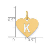 14ky Initial Letter K Initial Charm
