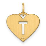 14ky Initial Letter T Initial Charm