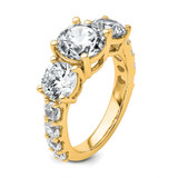 14ky Lab Grown Diamond 5ctw VS/SI+ G+ Ring