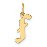 14KY Letter F Initial Pendant - XN-0CE47A63-5488