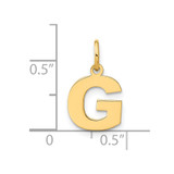 14ky Letter G Initial Pendant - XN-0E343764-9631