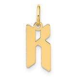 14KY Letter K Initial Pendant - XN-43C421CC-5418