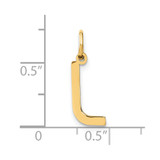 14ky Letter L Initial Pendant - XN-5867A0E3-8729