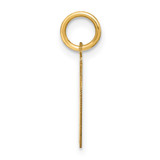 14ky Letter N Initial Pendant - XN-42A200BB-9590