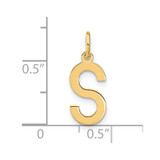 14ky Letter S Initial Pendant - XN-CE85282A-9806